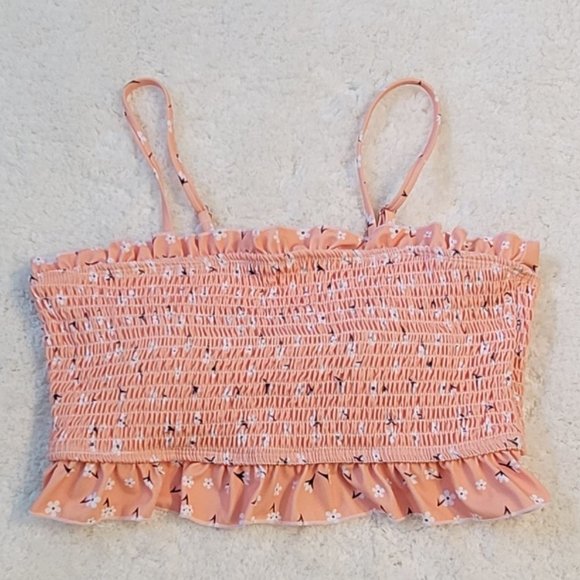 no name brands Other - Cute no brand name Floral tube bikini top size XL